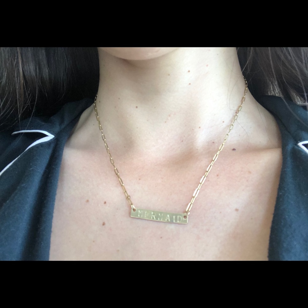 Gold Mermaid Necklace